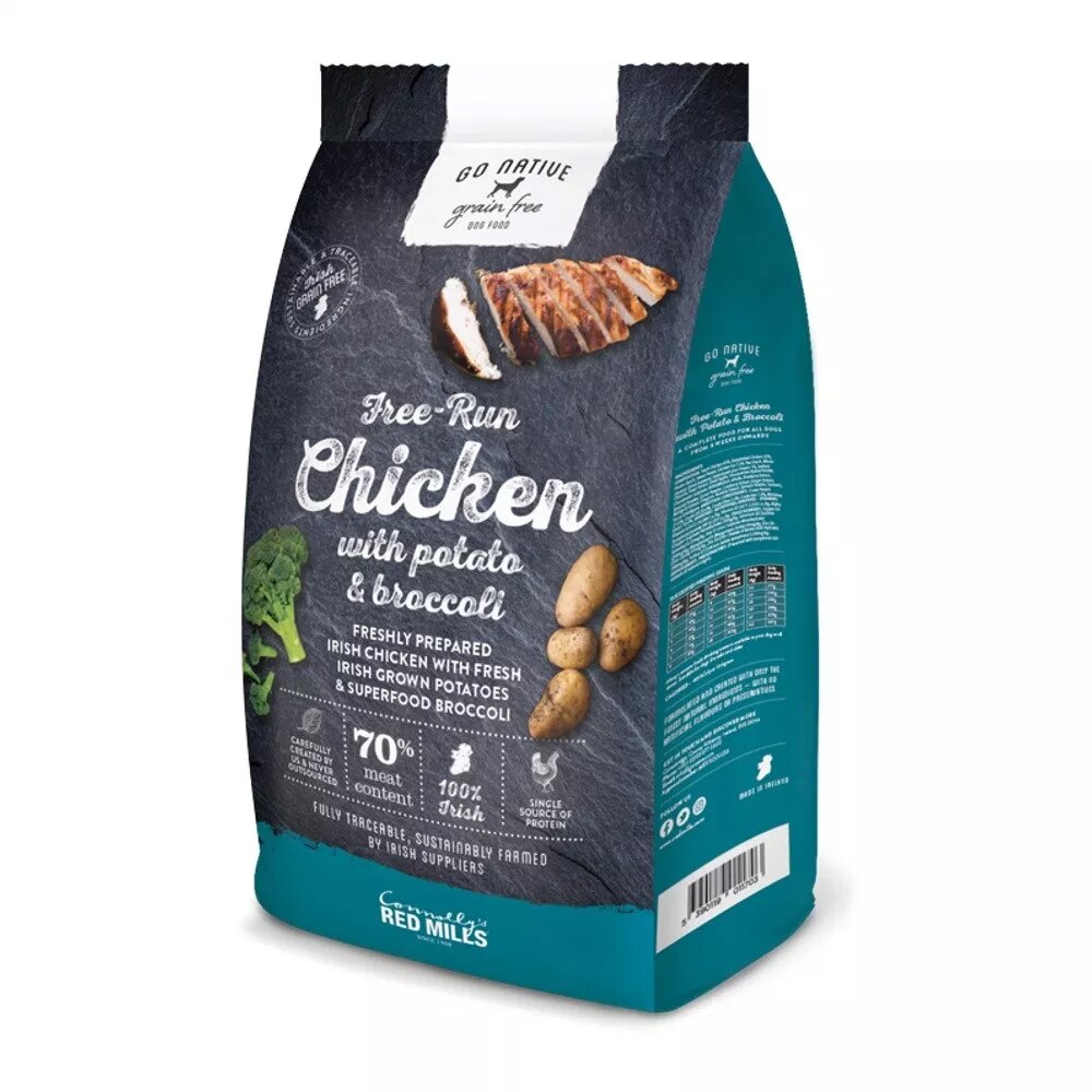 Go Native Chicken with Potato & Broccoli Grain Free Dog Food - 12kg